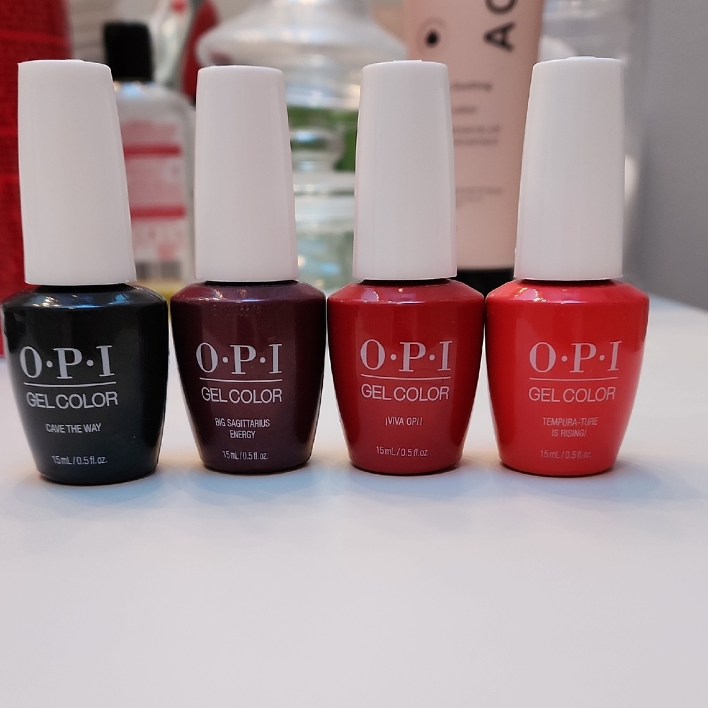 OPI Gel Polish Set of Four Full Size Bottles